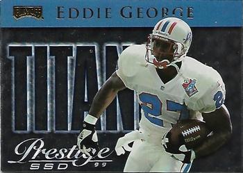 1999 Playoff Prestige SSD - Checklists #CL30 Eddie George Front