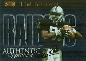 1999 Playoff Prestige SSD - Checklists Autographs #CL22 Tim Brown Front