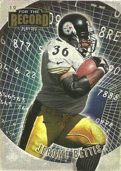 1999 Playoff Prestige SSD - For the Record #FR8 Jerome Bettis Front