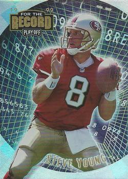 1999 Playoff Prestige SSD - For the Record #FR20 Steve Young Front
