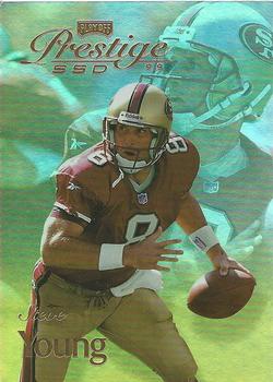 1999 Playoff Prestige SSD - Spectrum Gold #B110 Steve Young Front