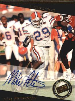 1999 Press Pass - Autographs #NNO Mike Peterson Front