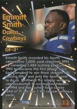 1995 Pacific - G-Force #GF-3 Emmitt Smith Back