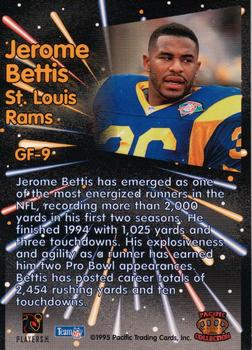1995 Pacific - G-Force #GF-9 Jerome Bettis Back