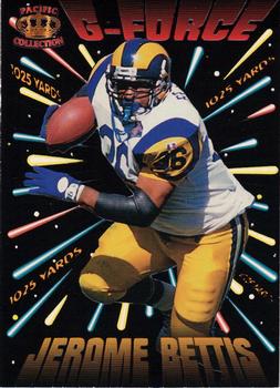 1995 Pacific - G-Force #GF-9 Jerome Bettis Front