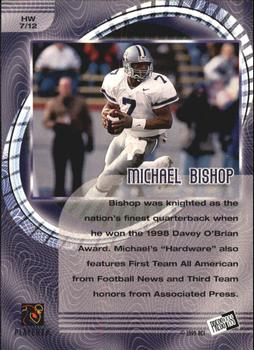1999 Press Pass - Hardware #HW7 Michael Bishop Back