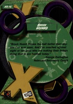 1999 Press Pass - X's and O's #XO15 Brock Huard Back