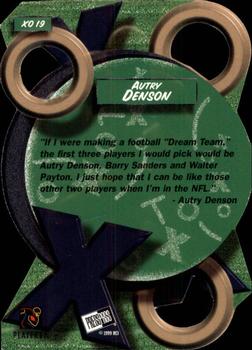 1999 Press Pass - X's and O's #XO19 Autry Denson Back