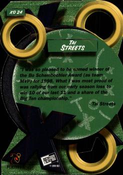 1999 Press Pass - X's and O's #XO24 Tai Streets Back