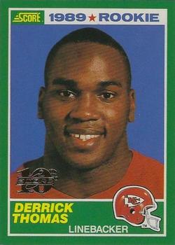 1999 Score - 10th Anniversary Reprints #258 Derrick Thomas Front