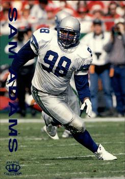 1995 Pacific Gridiron #4 Sam Adams Front