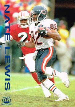 1995 Pacific Gridiron #8 Nate Lewis Front
