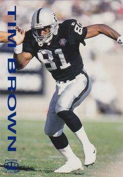 1995 Pacific Gridiron #81 Tim Brown Front