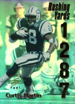1999 Score - Numbers Game #19 Curtis Martin Front