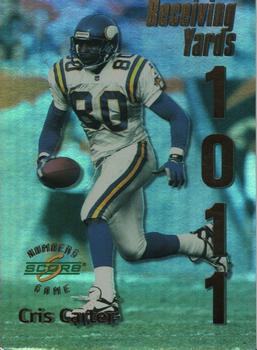 1999 Score - Numbers Game #30 Cris Carter Front