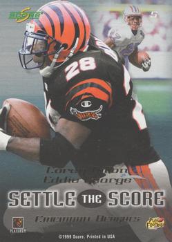 1999 Score - Settle the Score #5 Eddie George / Corey Dillon Back