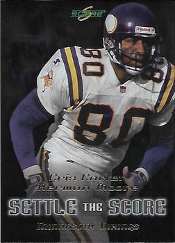 1999 Score - Settle the Score #11 Cris Carter / Herman Moore Front