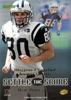 1999 Score - Settle the Score #16 Terry Glenn / Wayne Chrebet Back