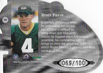 1999 Score Supplemental - Behind the Numbers #BN4 Brett Favre Back