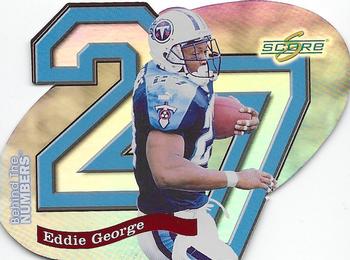 1999 Score Supplemental - Behind the Numbers #BN27 Eddie George Front
