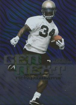 1999 SkyBox Dominion - Gen Next Plus #19 GN Ricky Williams Front