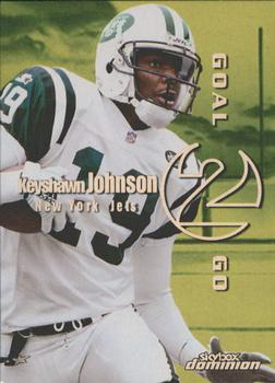 1999 SkyBox Dominion - Goal 2 Go Plus #7 GTG Keyshawn Johnson / Terrell Owens Front