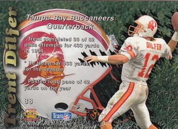 1995 Pacific Prisms #88 Trent Dilfer Back