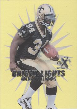 1999 SkyBox E-X Century - Bright Lights #16 BL Ricky Williams Front