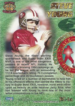 1995 Pacific Prisms - Connections #RC-1a Steve Young Back