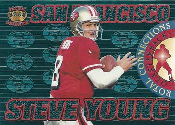 1995 Pacific Prisms - Connections #RC-1a Steve Young Front