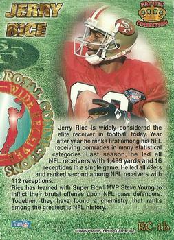1995 Pacific Prisms - Connections #RC-1b Jerry Rice Back