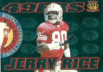 1995 Pacific Prisms - Connections #RC-1b Jerry Rice Front