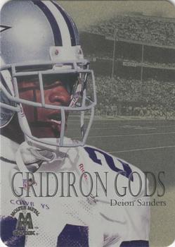 1999 SkyBox Molten Metal - Gridiron Gods Gold #16GG Deion Sanders Front