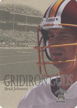1999 SkyBox Molten Metal - Gridiron Gods Gold #19GG Brad Johnson Front