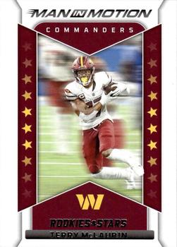 2022 Panini Rookies & Stars - Man In Motion #MM-23 Terry McLaurin Front