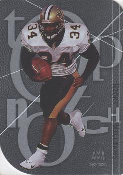 1999 SkyBox Molten Metal - Top Notch Silver #15TN Ricky Williams Front