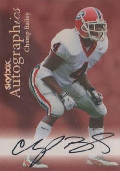 1999 SkyBox Premium - Autographics #NNO Champ Bailey Front