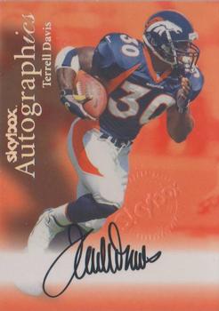 1999 SkyBox Premium - Autographics #NNO Terrell Davis Front