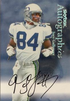 1999 SkyBox Premium - Autographics #NNO Joey Galloway Front