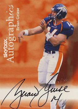 1999 SkyBox Premium - Autographics #NNO Brian Griese Front