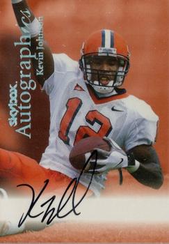 1999 SkyBox Premium - Autographics #NNO Kevin Johnson Front
