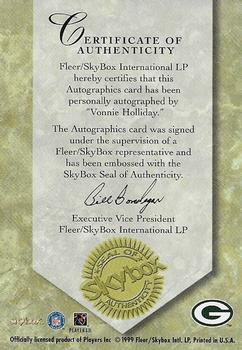 1999 SkyBox Premium - Autographics #NNO Dorsey Levens Back