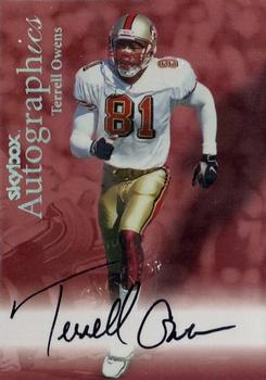 1999 SkyBox Premium - Autographics #NNO Terrell Owens Front