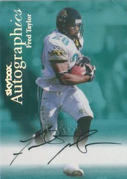 1999 SkyBox Premium - Autographics #NNO Fred Taylor Front