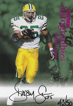 1999 SkyBox Premium - Autographics Red Foil #NNO Dorsey Levens Front