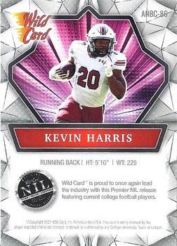 2021 Wild Card Alumination NIL - Silver Crystals Holo-Lux #ANBC-86 Kevin Harris Back