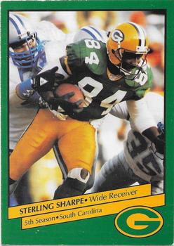 1992 Green Bay Packers Police - F&M Bank, Kaukauna Police Department #20 Sterling Sharpe Front