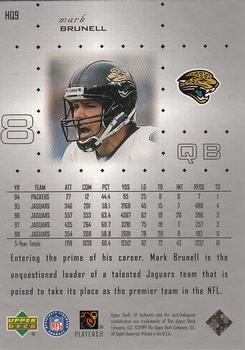 1999 SP Authentic - NFL HeadQuarters #HQ9 Mark Brunell Back