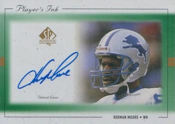 1999 SP Authentic - Player's Ink Green #HM-A Herman Moore Front