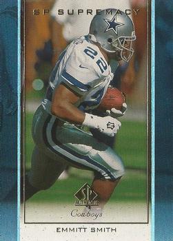 1999 SP Authentic - SP Supremacy #S5 Emmitt Smith Front